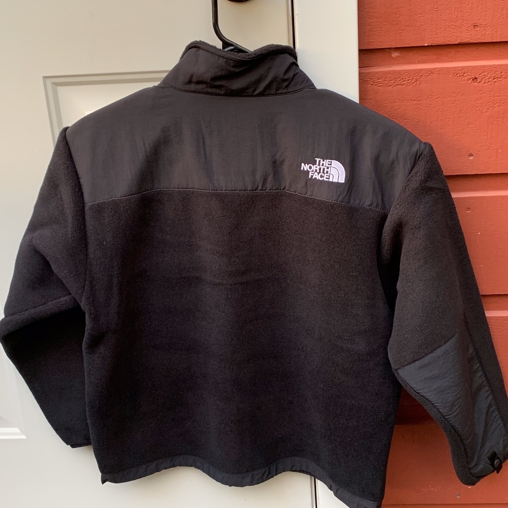North Face Youth Denali Jacket - Black/Black - M - Picture 2 of 4
